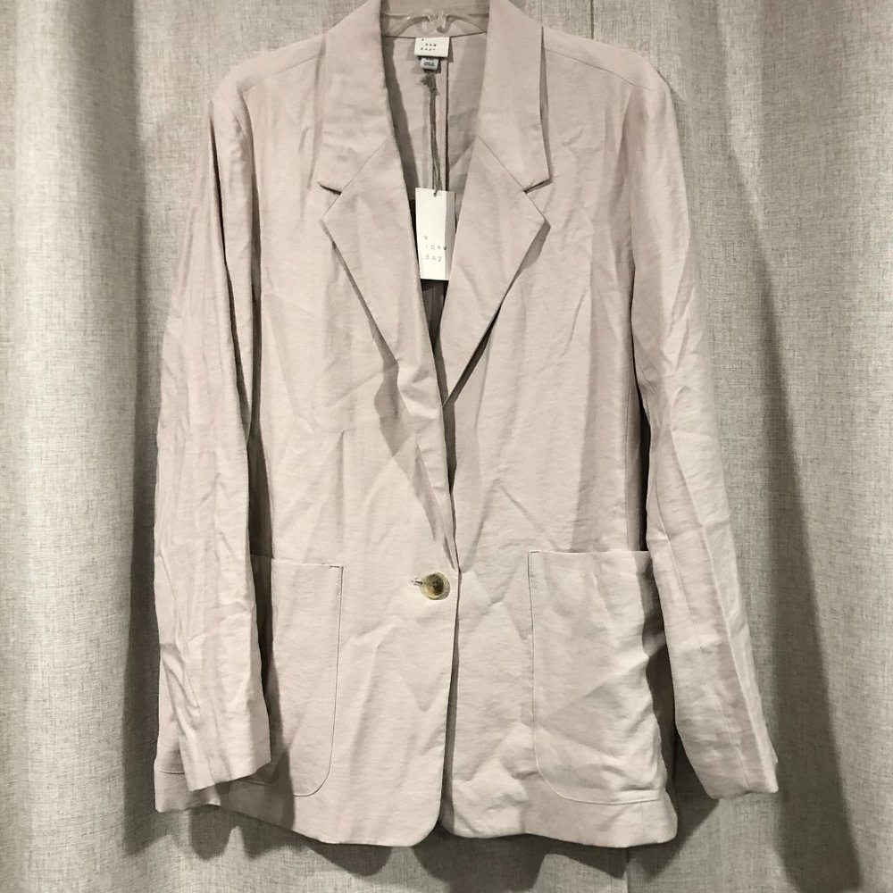 a new day Light Gray Blazer